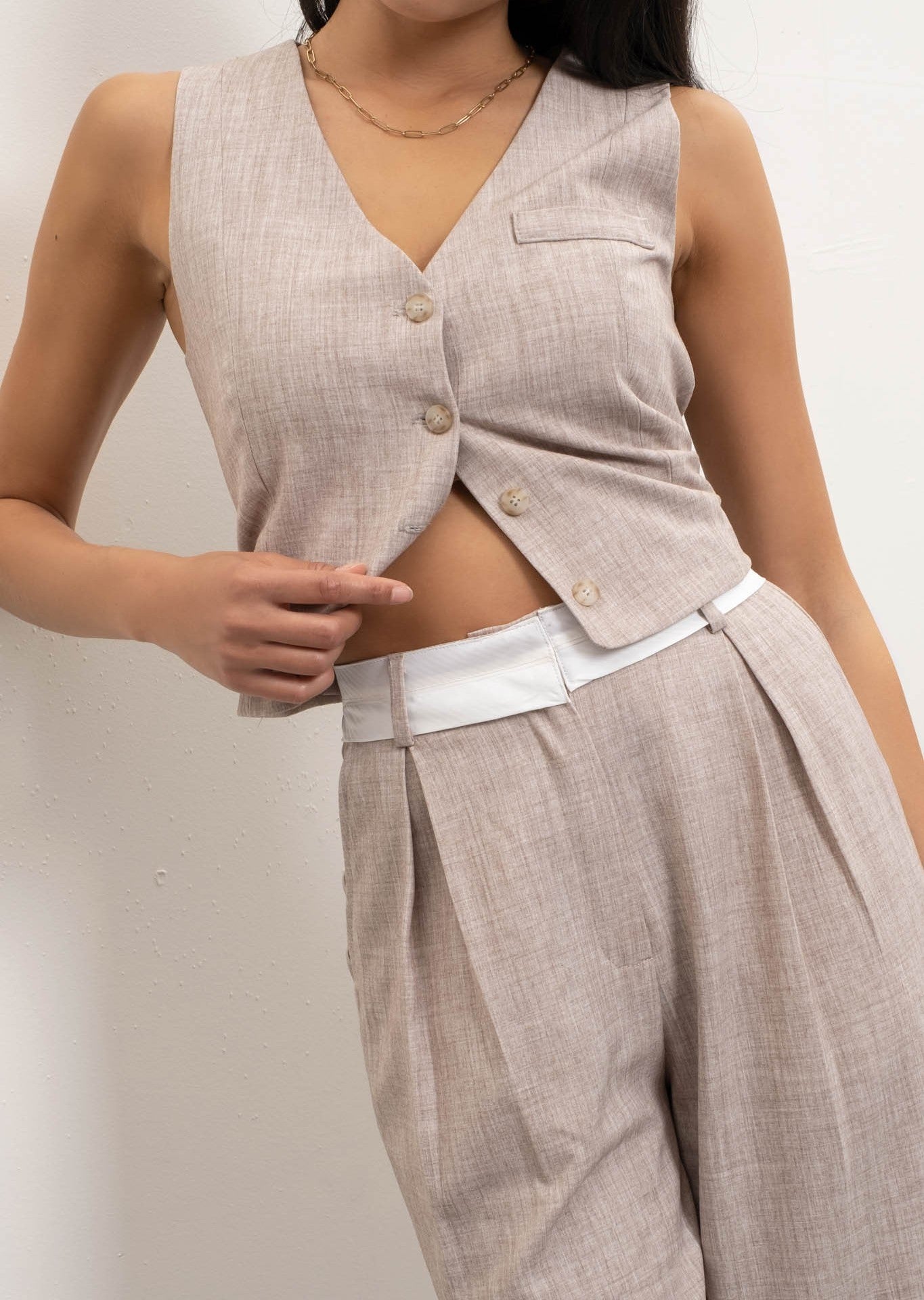 Bell Button Down Vest
