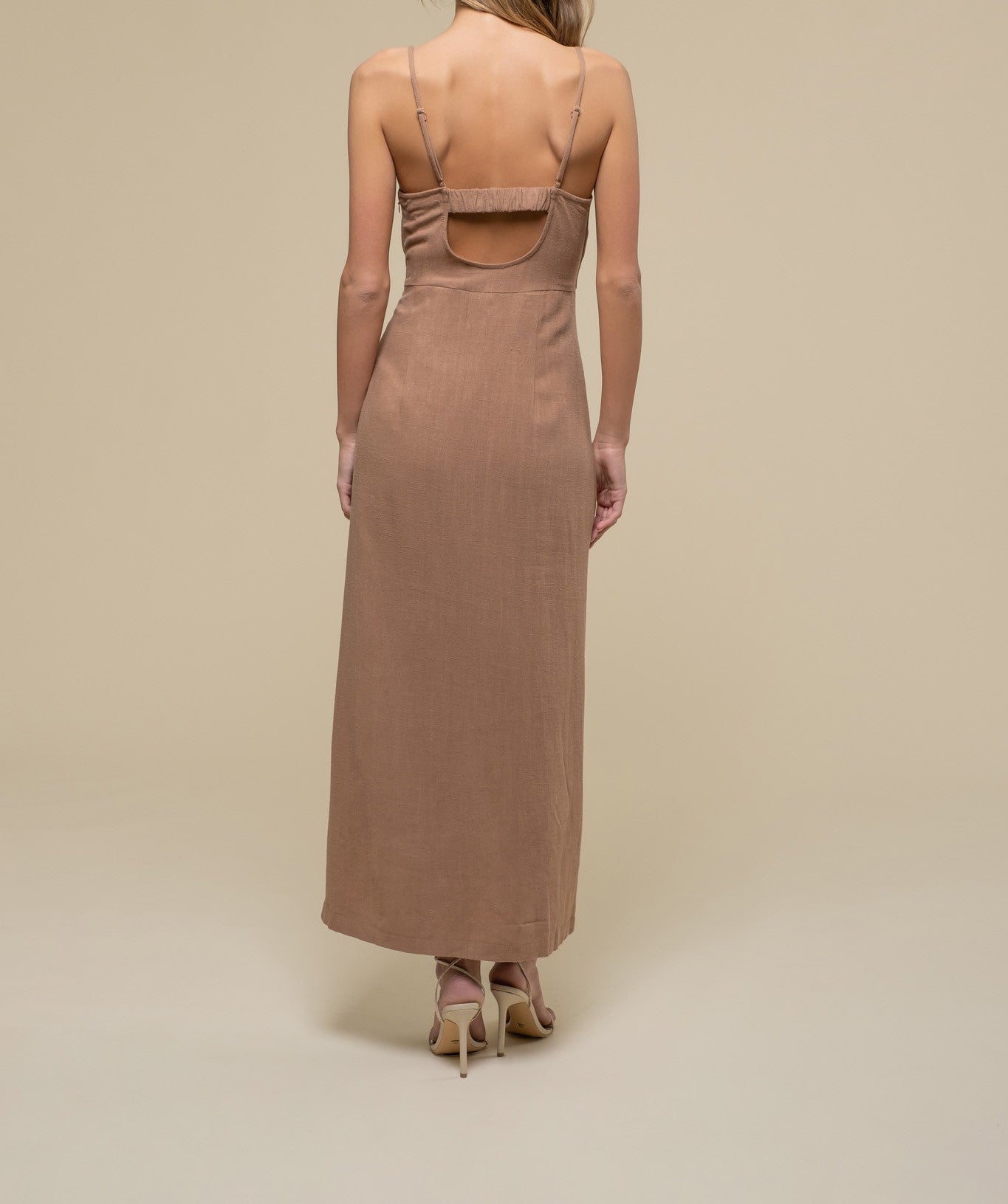 Tess Slit Midi Dress