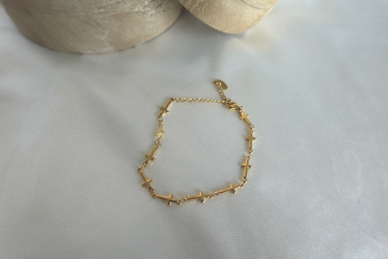 Cassie Cross Bracelet