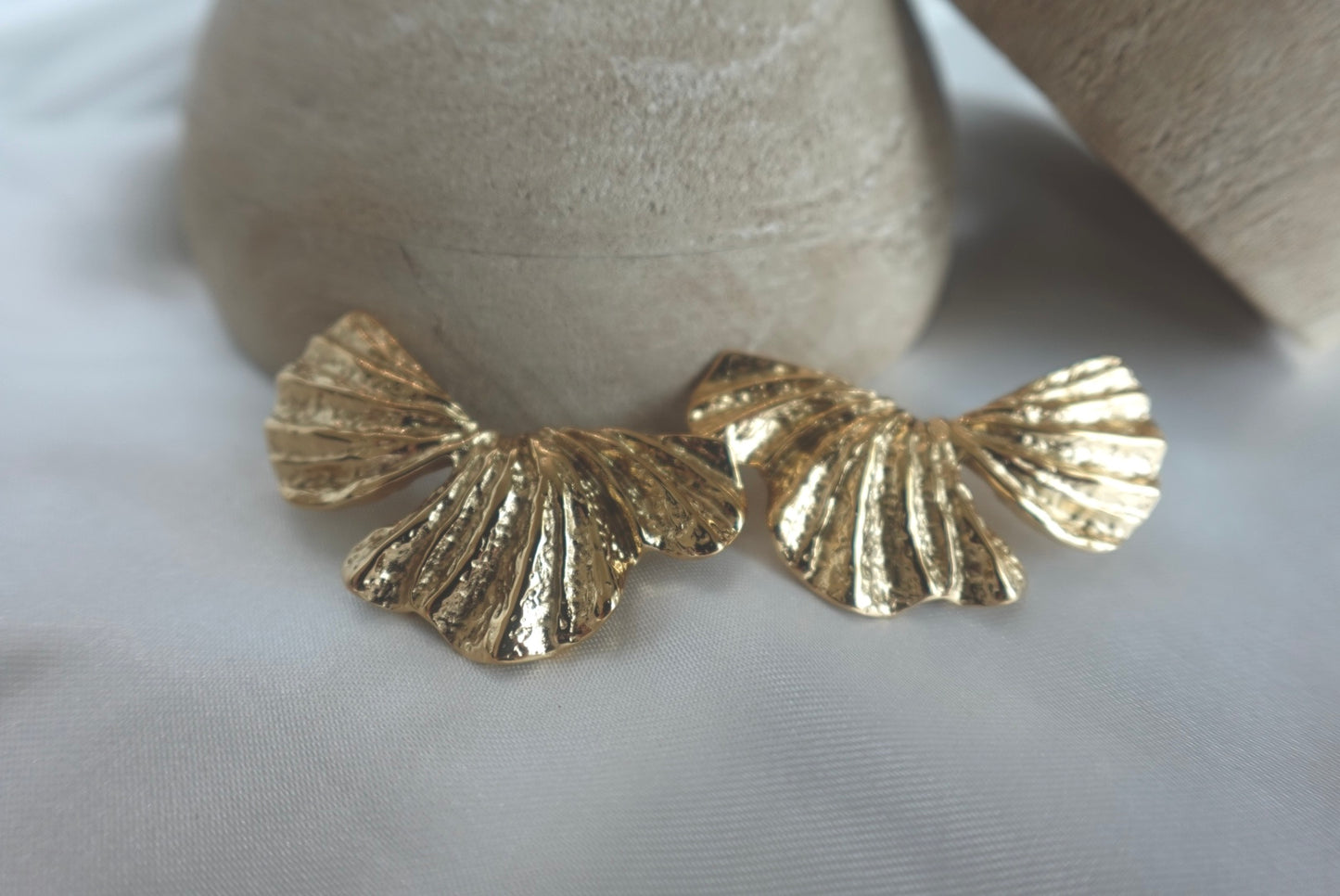 Ginkgo Leaf Earrings