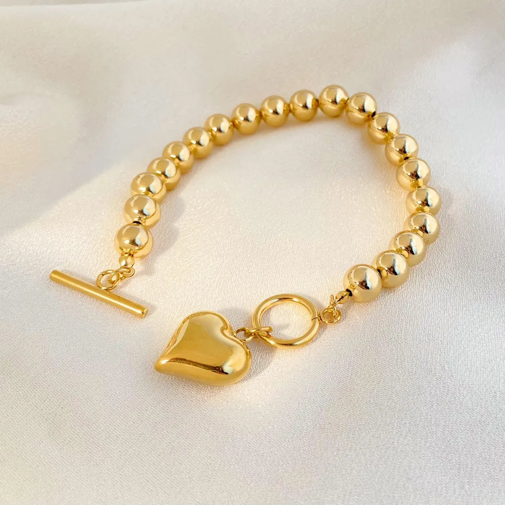 Heart Pendent Bracelet