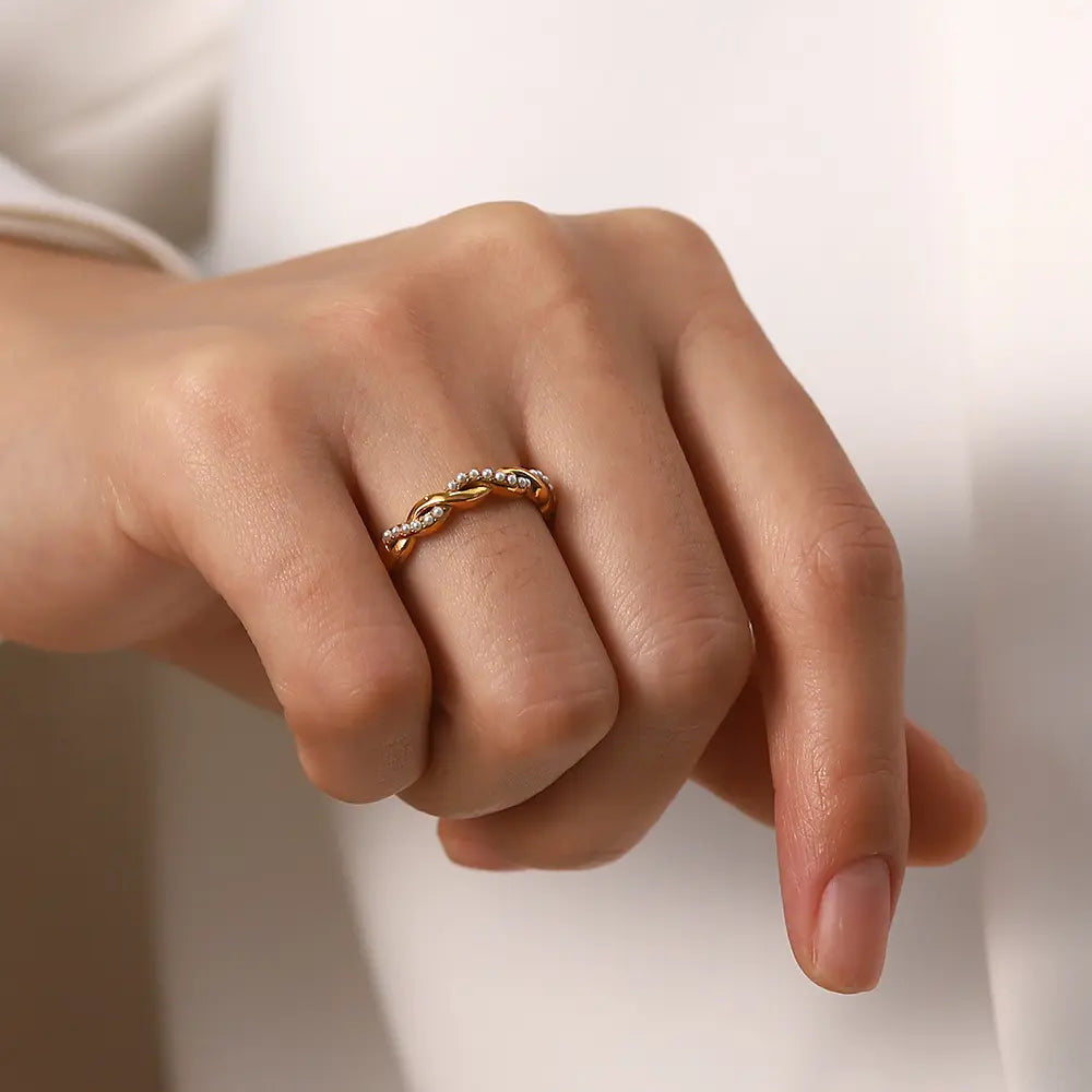 Woven Twist Ring