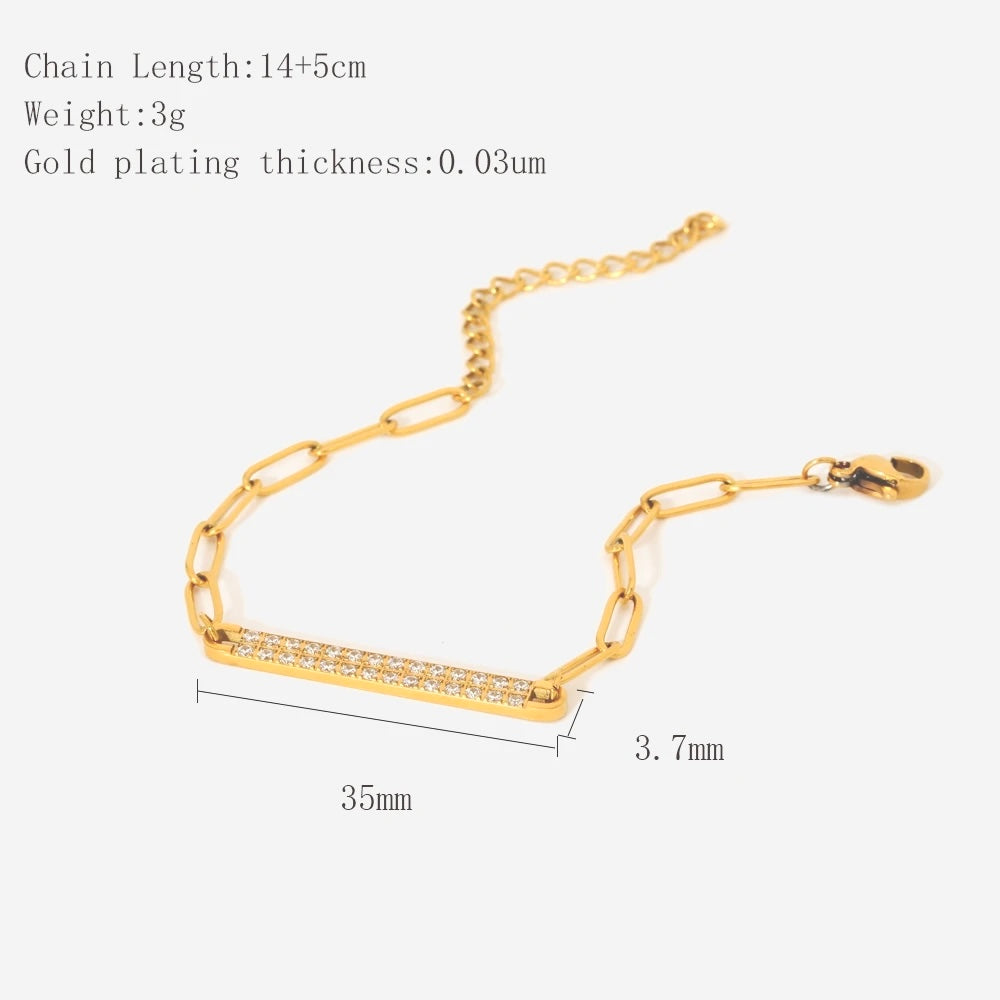 Bar Diamond Bracelet