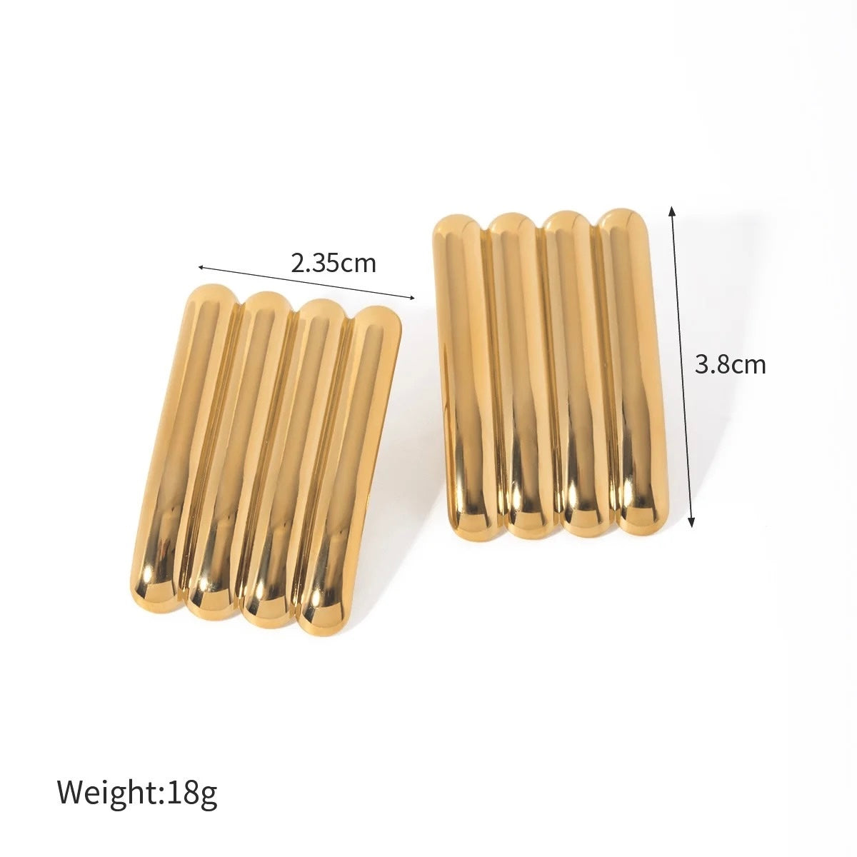 Olivia Striped Earrings