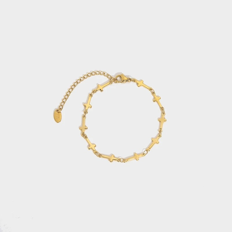 Cassie Cross Bracelet