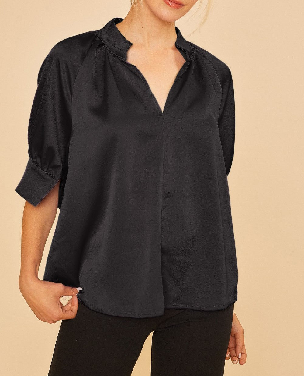 Becky Satin Blouse