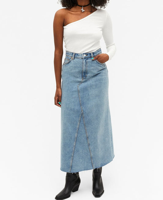 MBG Denim Maxi Skirt