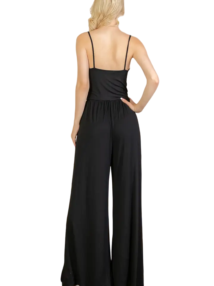 Alina Black Jumpsuit