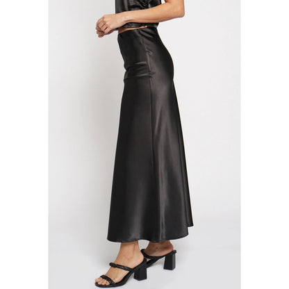 Ista Satin Maxi Skirt