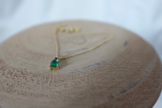 Green Drop Necklace