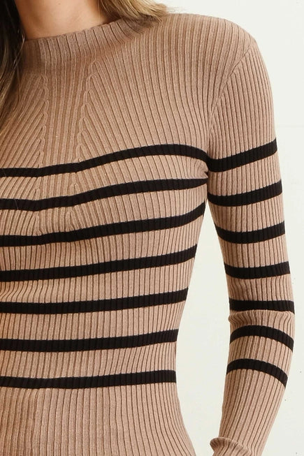 Belen Stripe Knit Sweater