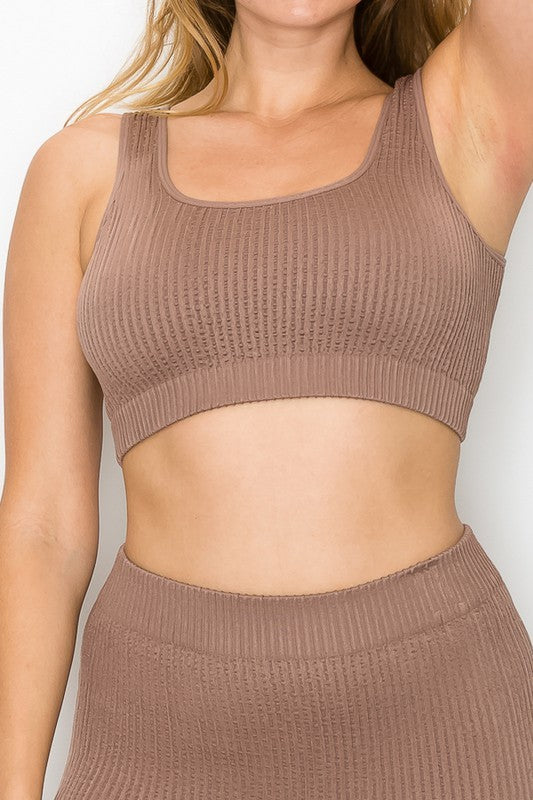 Ezra Sleeveless Crop Top