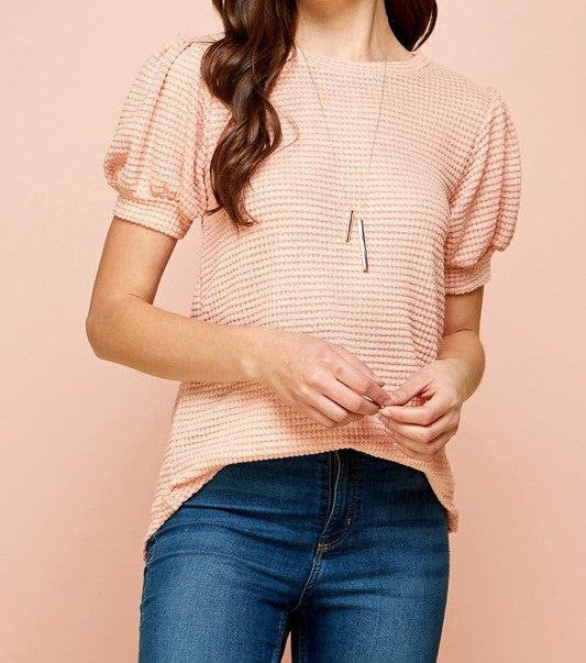Oriana Waffle Top